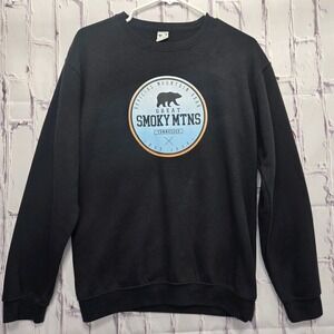 Great Smoky Mountains Tennessee Crewneck Sweatshirt‎ Sz XL Graphic Adult Small